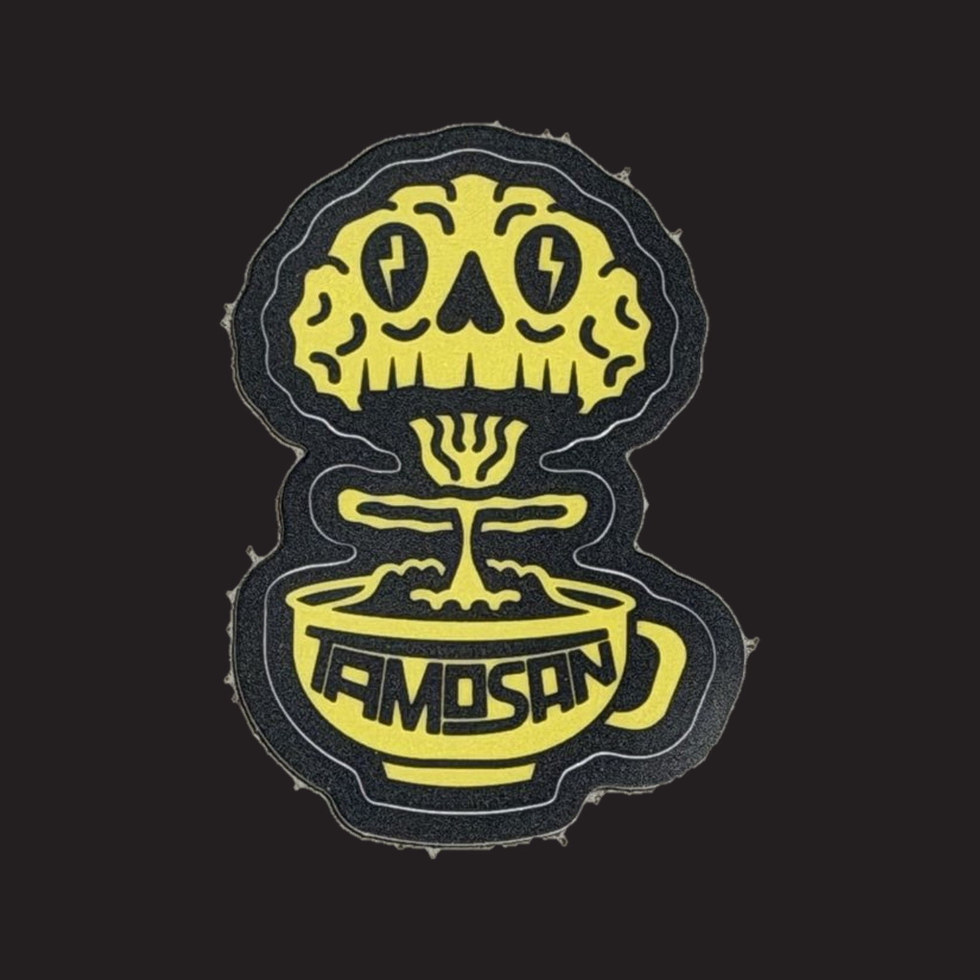 Brain Cup Tamosan die-cut sticker