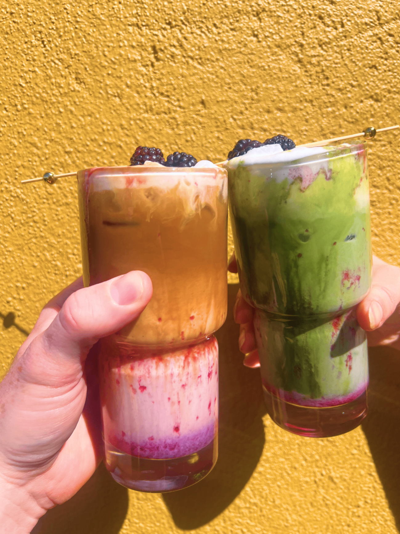 An iced specialty drink made at Tamosan Coffee Lounge in Scottsdale