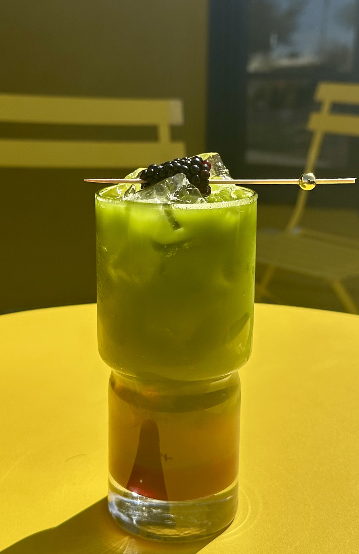 An iced specialty drink made at Tamosan Coffee Lounge in Scottsdale